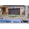 گل آرایی سالن همایش پلیس فتا با گل مصنوعی